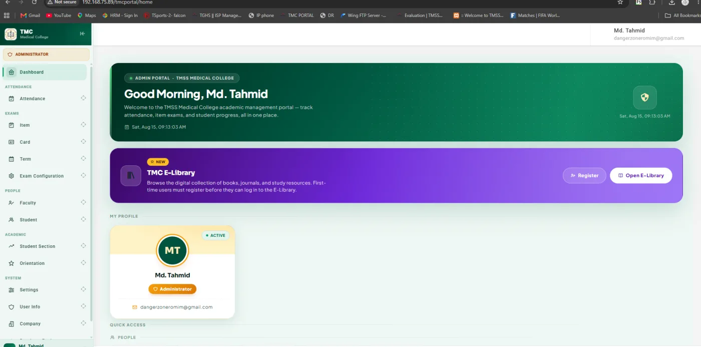 Medical College Student Portal