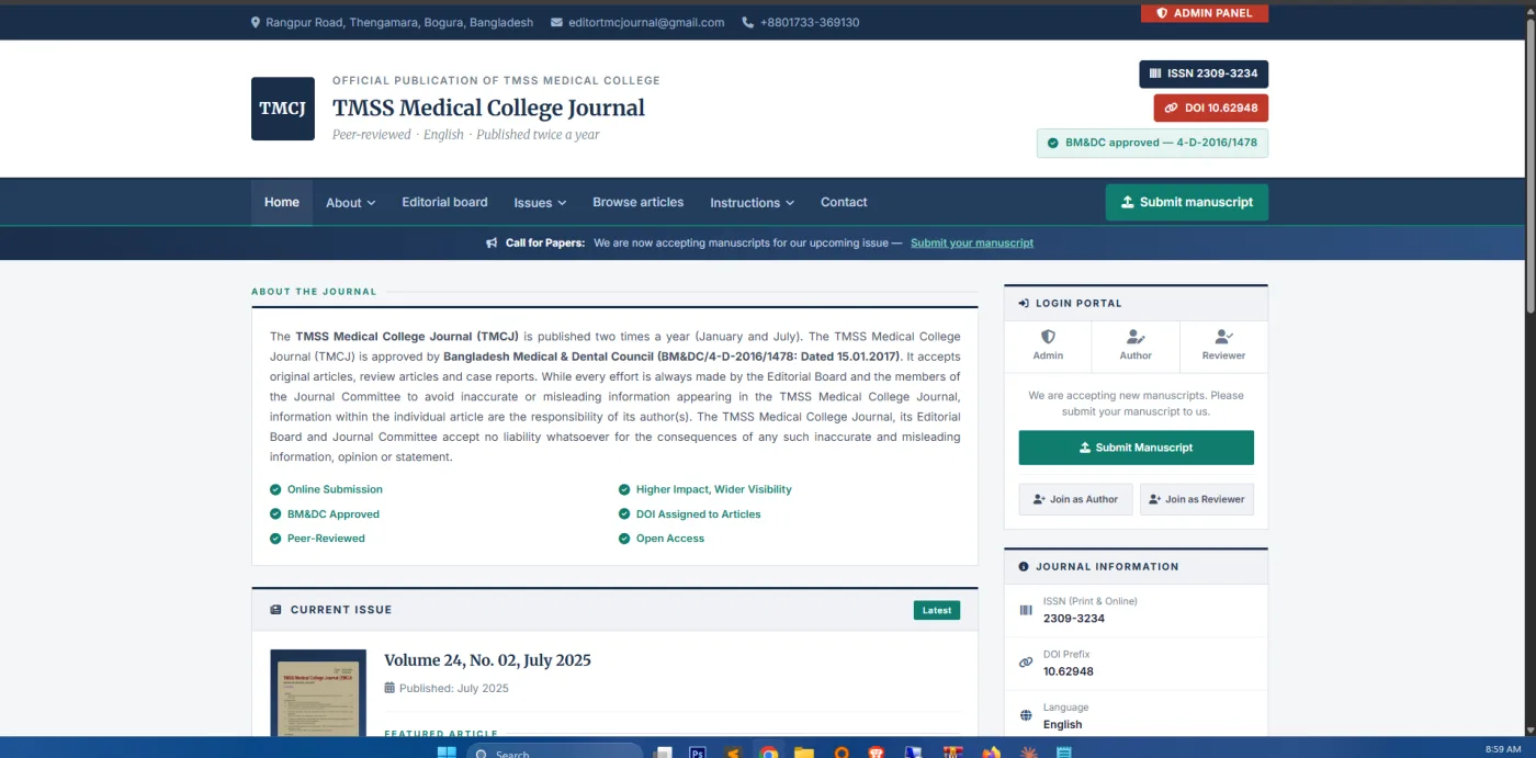 Online Journal Submission Software